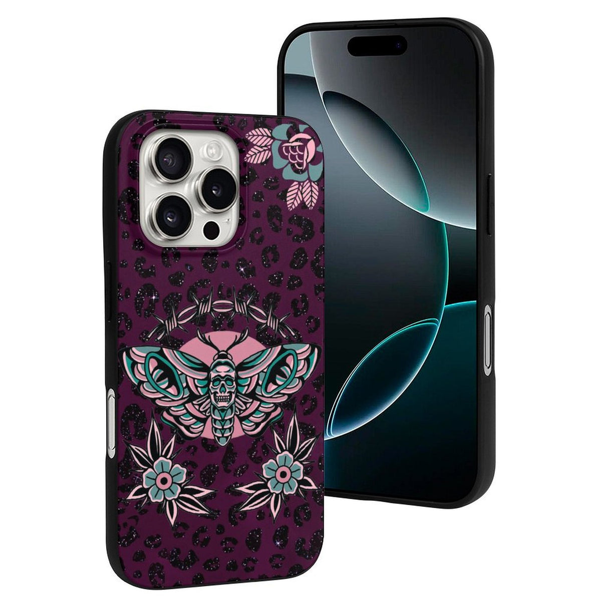 Death Moth Vintage Print - Phone Case