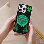 Shamrock Death Moth Print - Phone Case