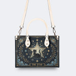 Black Cat Star Tarot Print Handbag Factory Direct Sales
