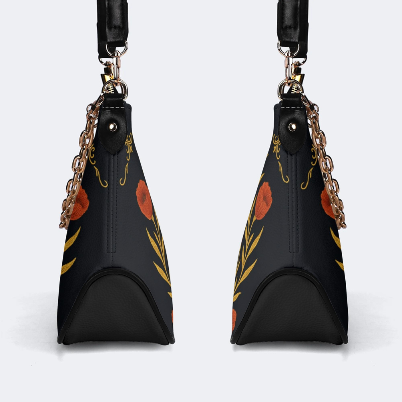 Retro Deer Print Leather Crossbody Bag Factory Direct Sales