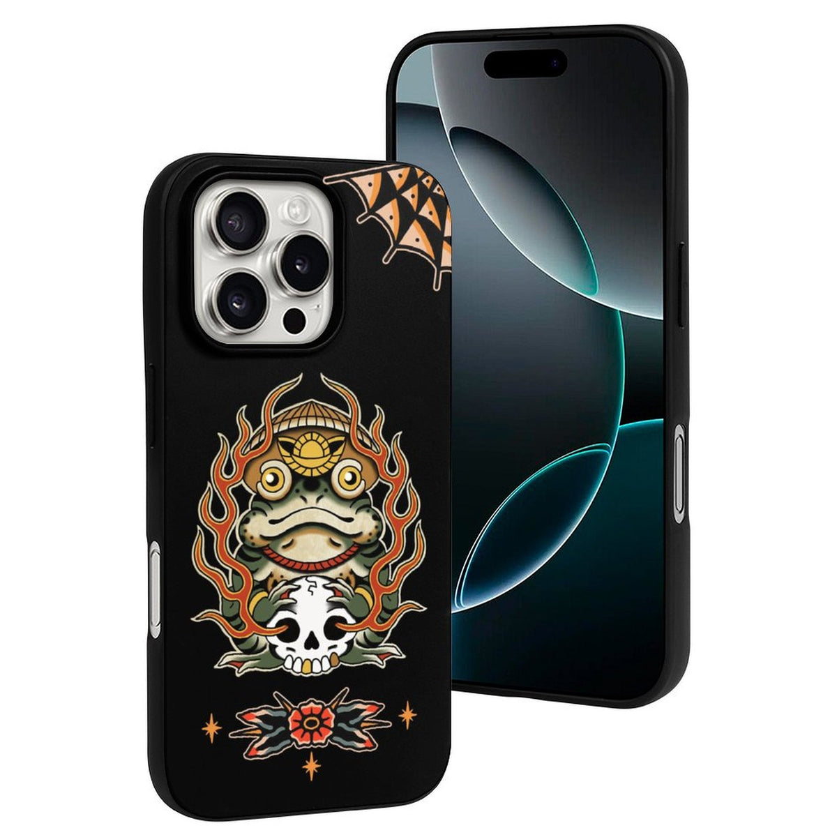 Japanese Ninja Frog Print - Phone Case