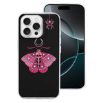 Pink Death Moth Print - Phone Case