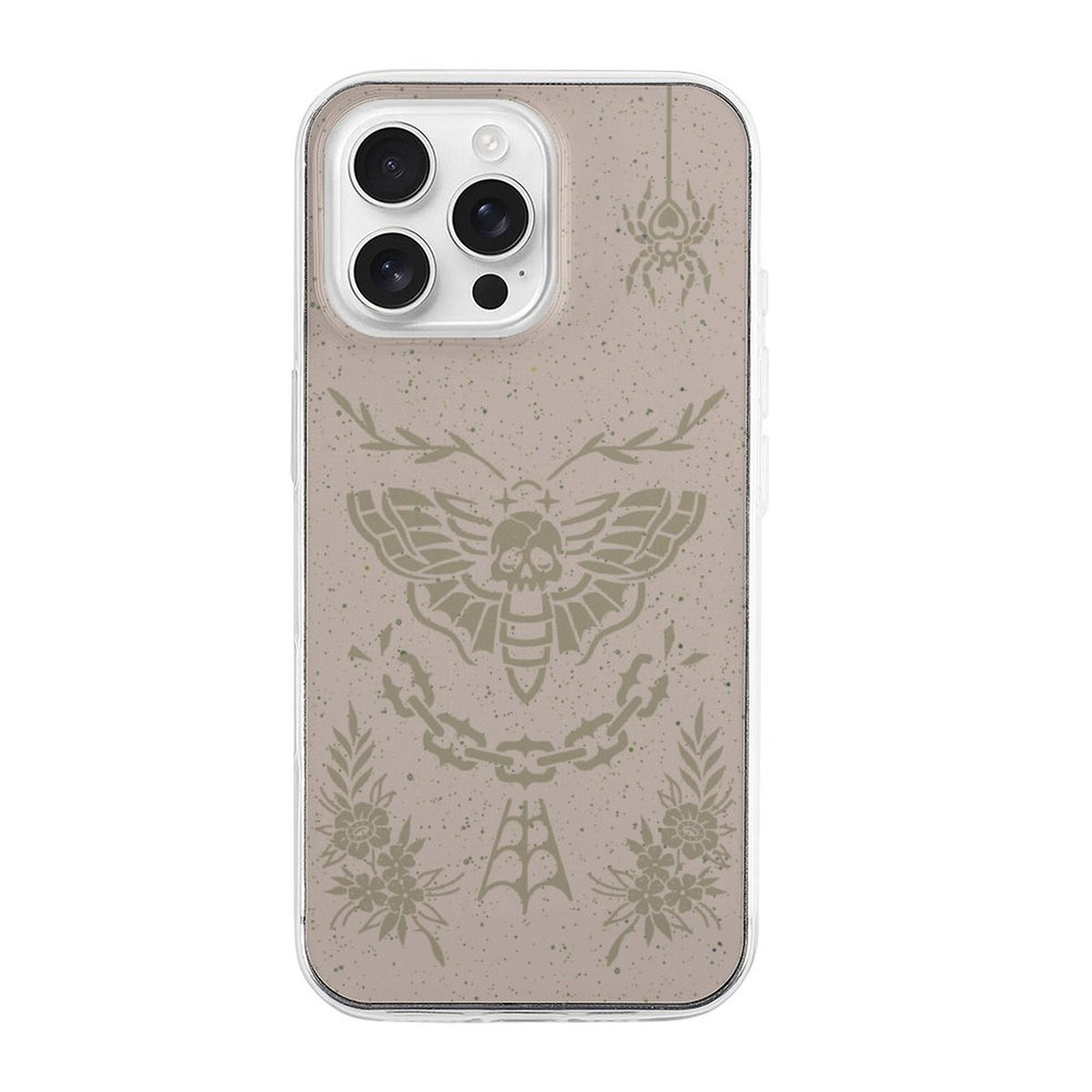 Classic Death Moth Print - Phone Case
