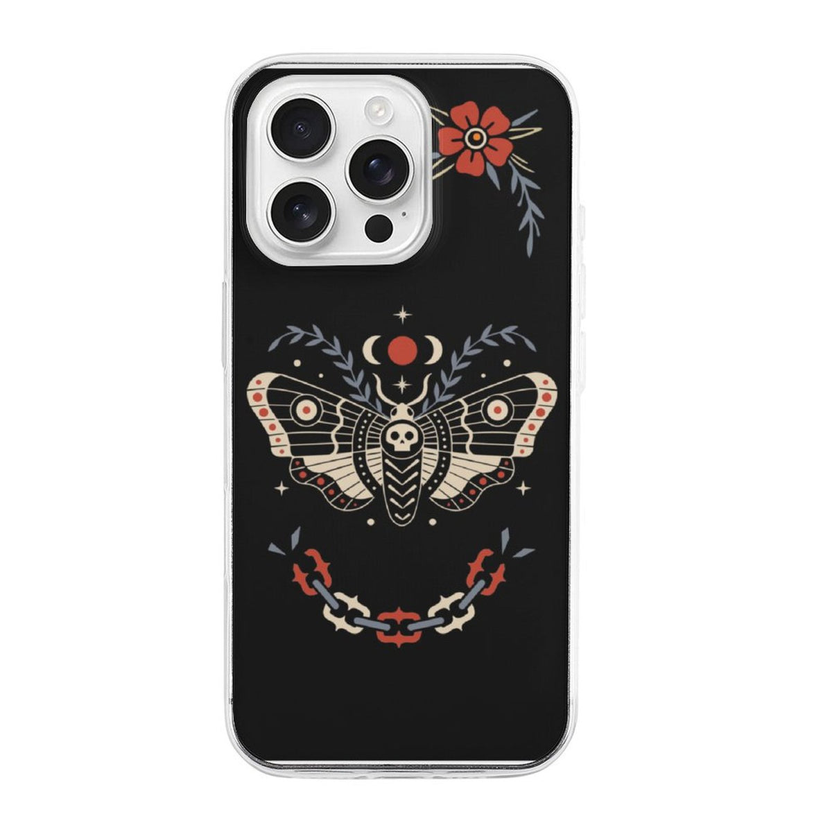 Vintage Death Moth Print - Phone Case