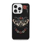 Vintage Death Moth Print - Phone Case