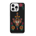Old School Tiger Print - Phone Case