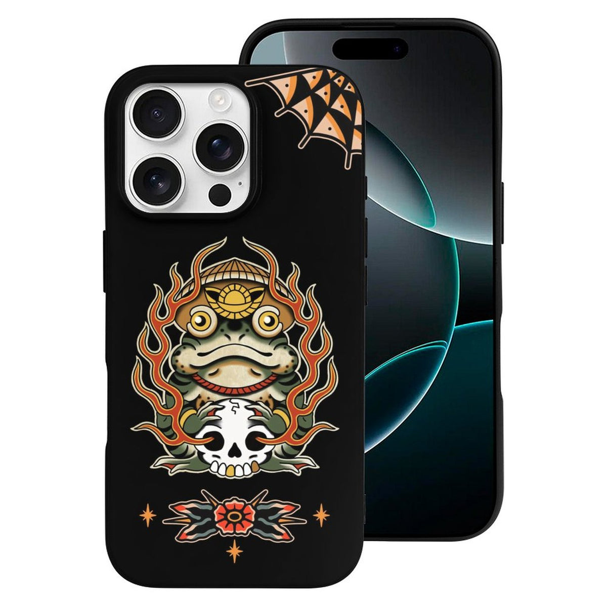 Japanese Ninja Frog Print - Phone Case