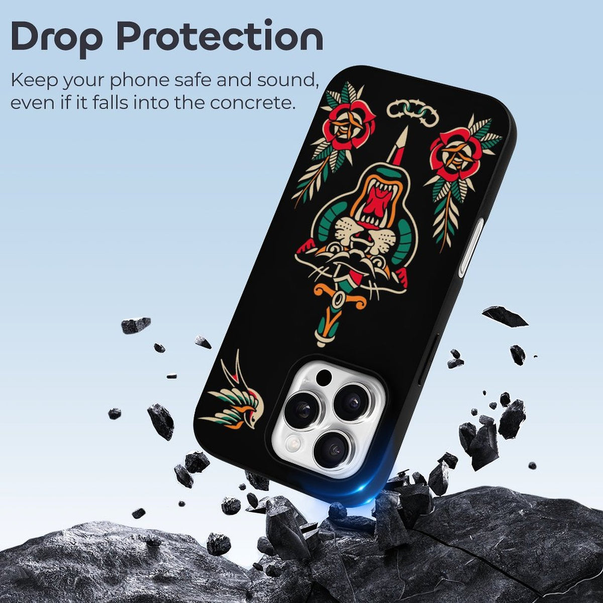 Unisex Tiger Print - Phone Case