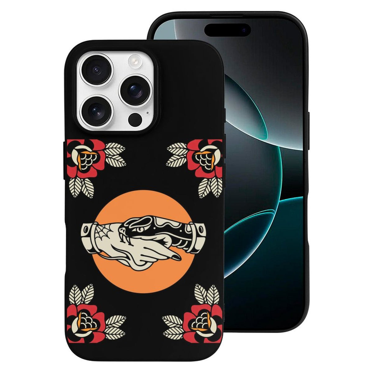 Trust No One Snake Print - Phone Case