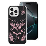 Pink Death Moth Print - Phone Case