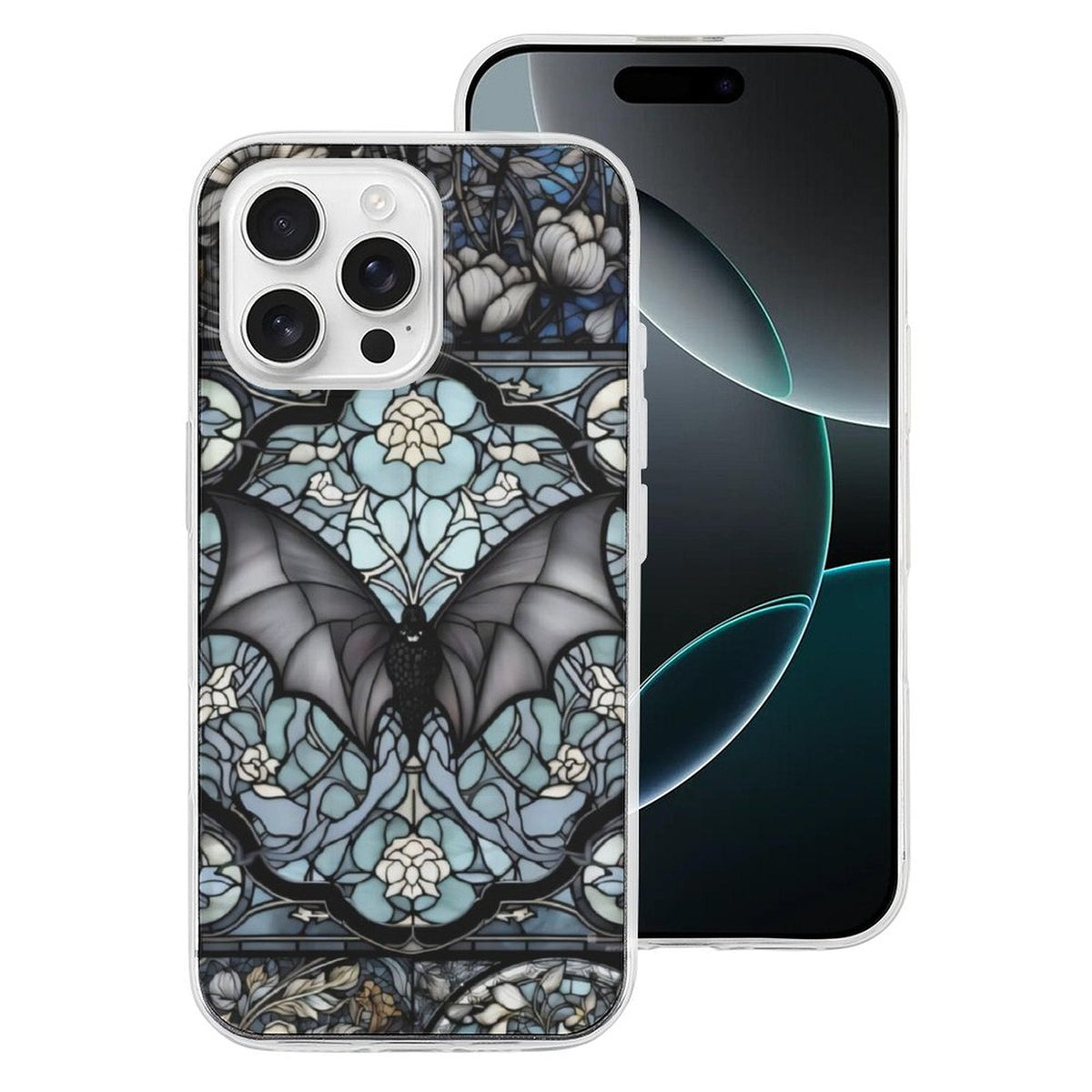 Gothic Bat Print - Phone Case