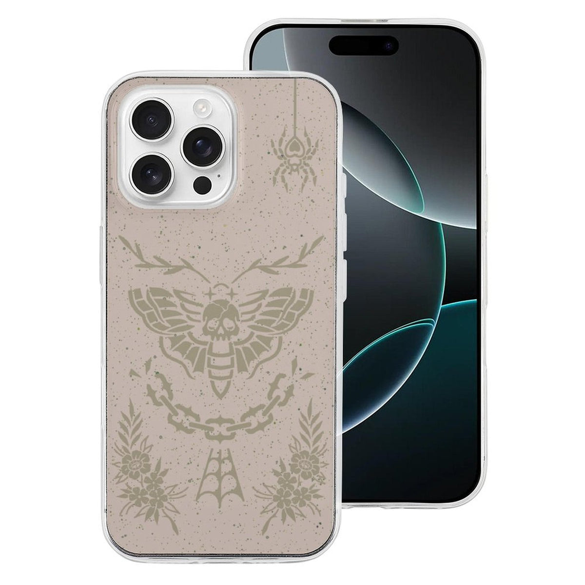 Classic Death Moth Print - Phone Case
