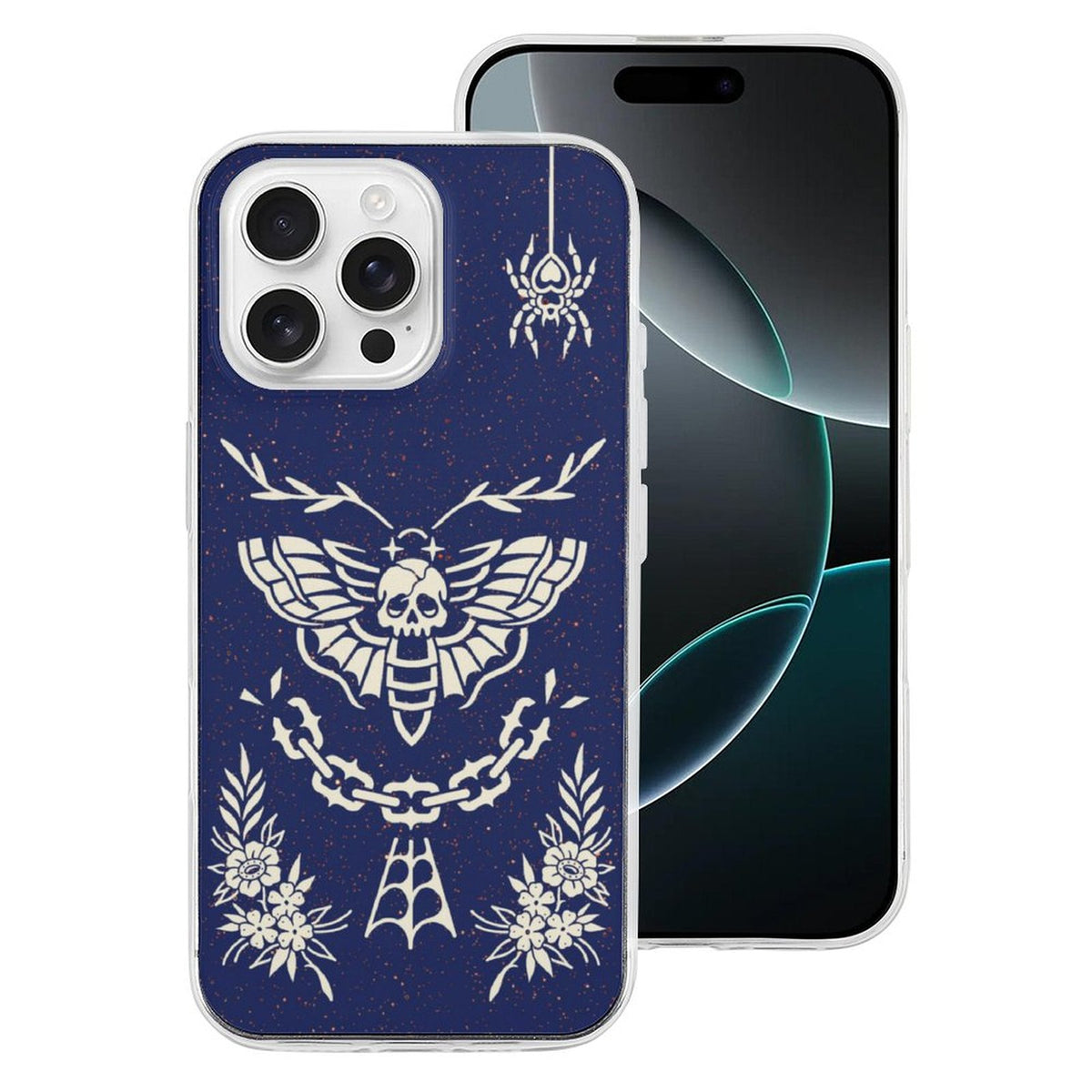 Vintage Death Moth Print - Phone Case