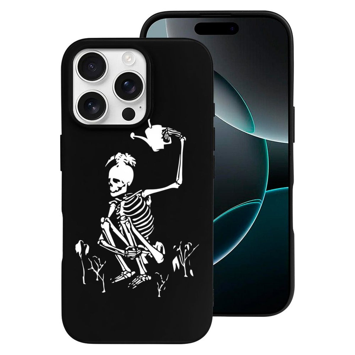 Gothic Skull Print - Phone Case
