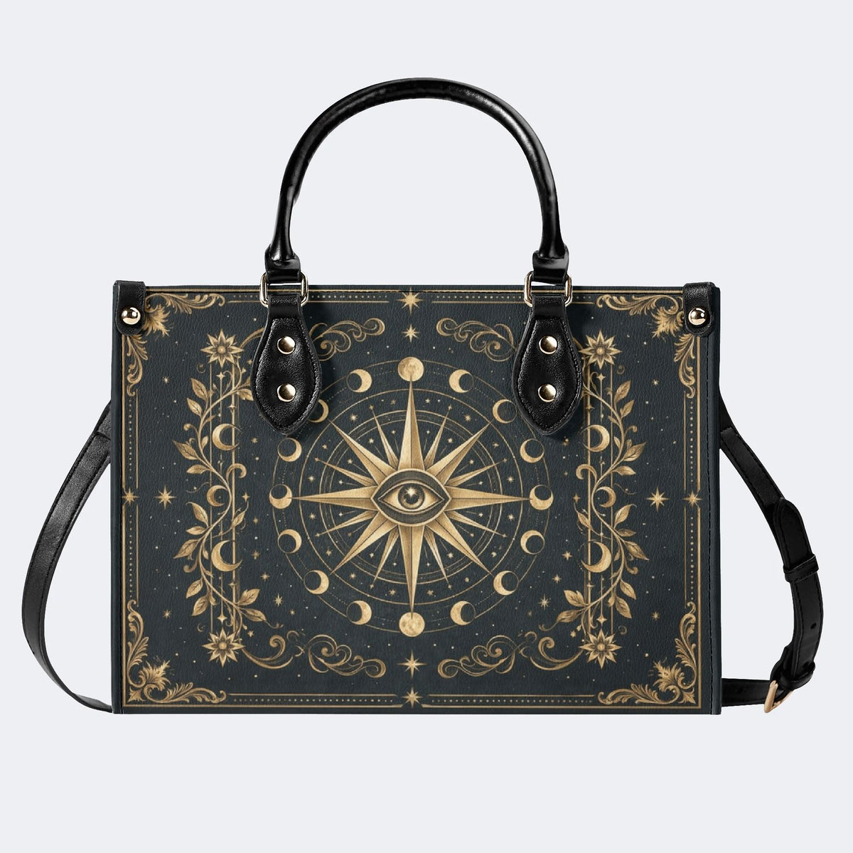 All Seeing Eye Moon Print Handbag Factory Direct Sales