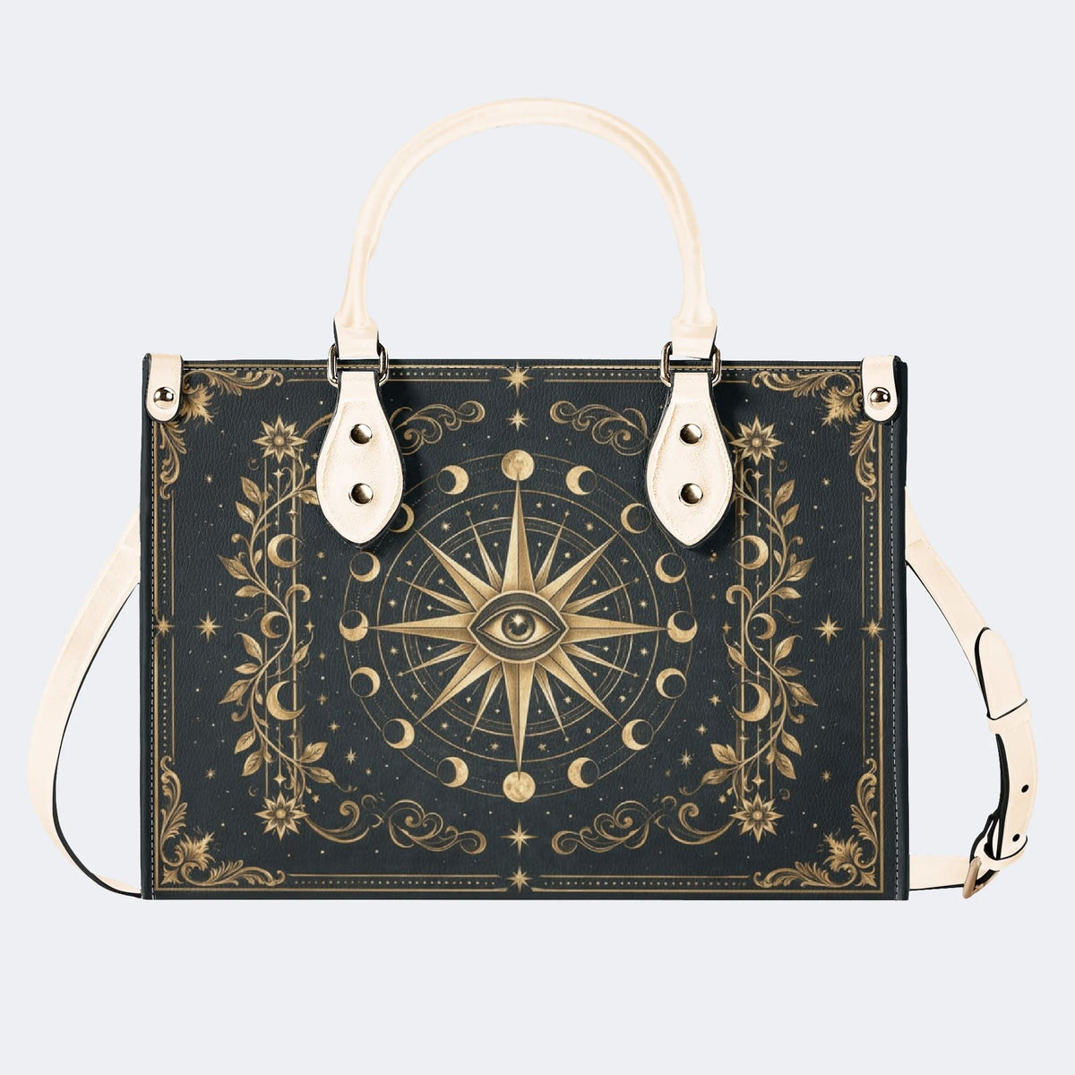 All Seeing Eye Moon Print Handbag Factory Direct Sales