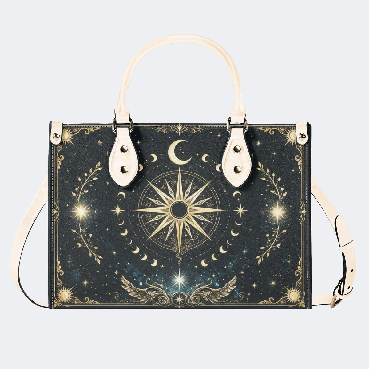 Star Compass Wing Print Handbag Factory Direct Sales