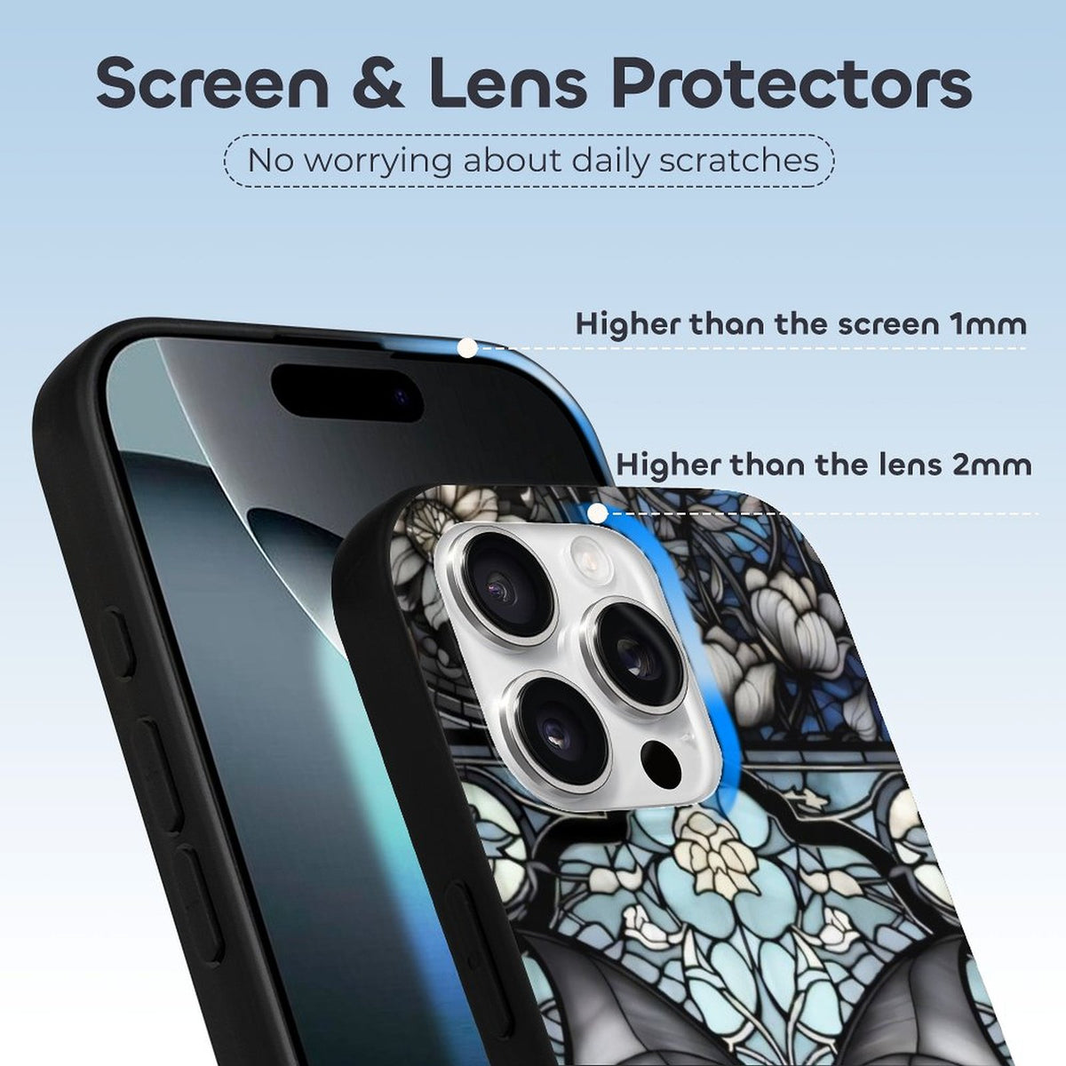 Gothic Bat Print - Phone Case