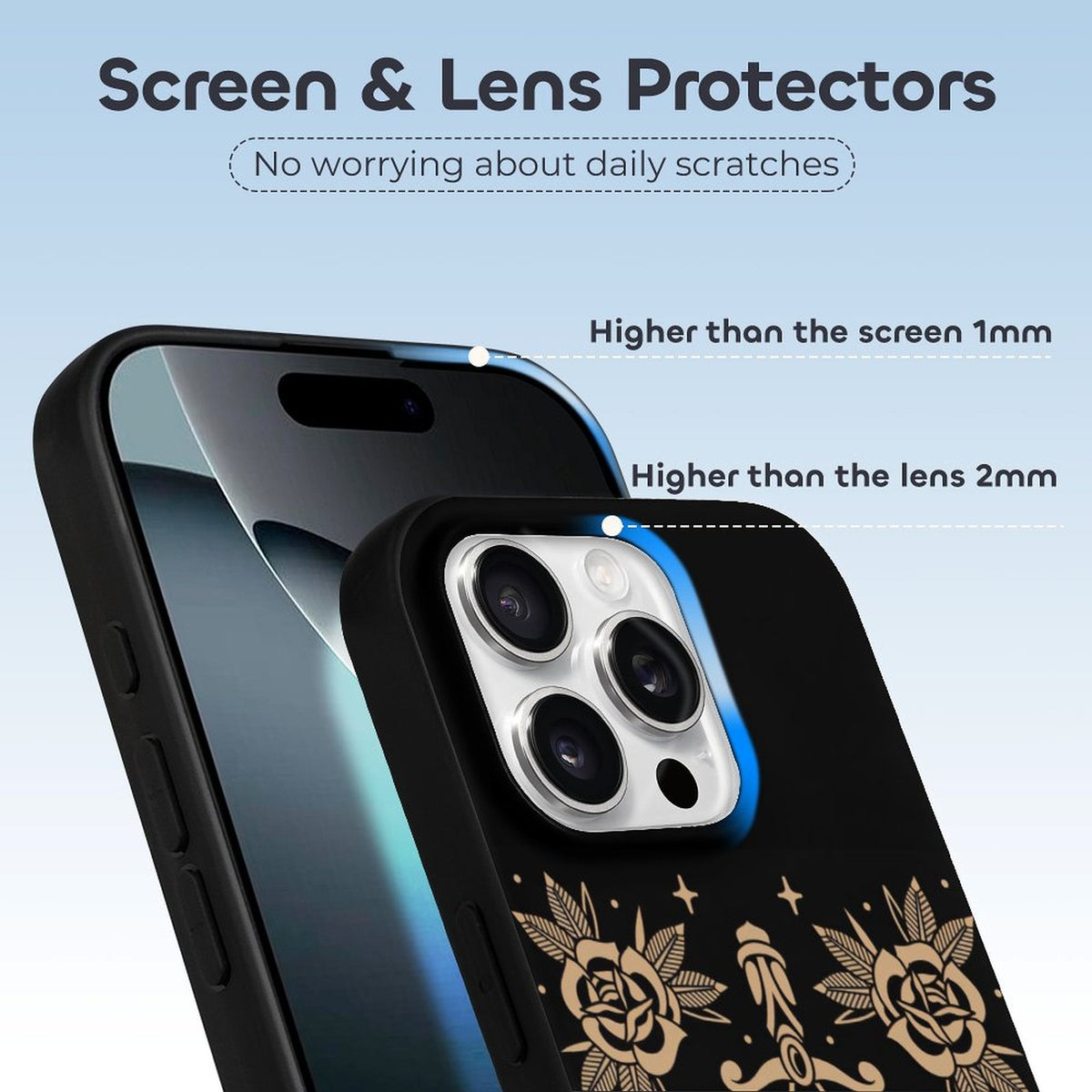 Old School Tiger Print - Phone Case