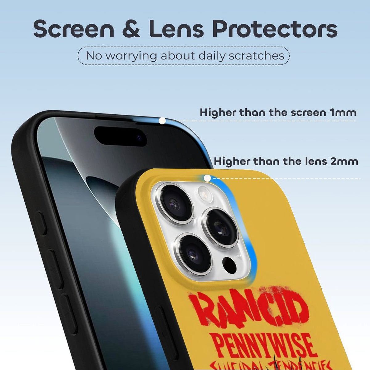 Rancid Skull Print - Phone Case