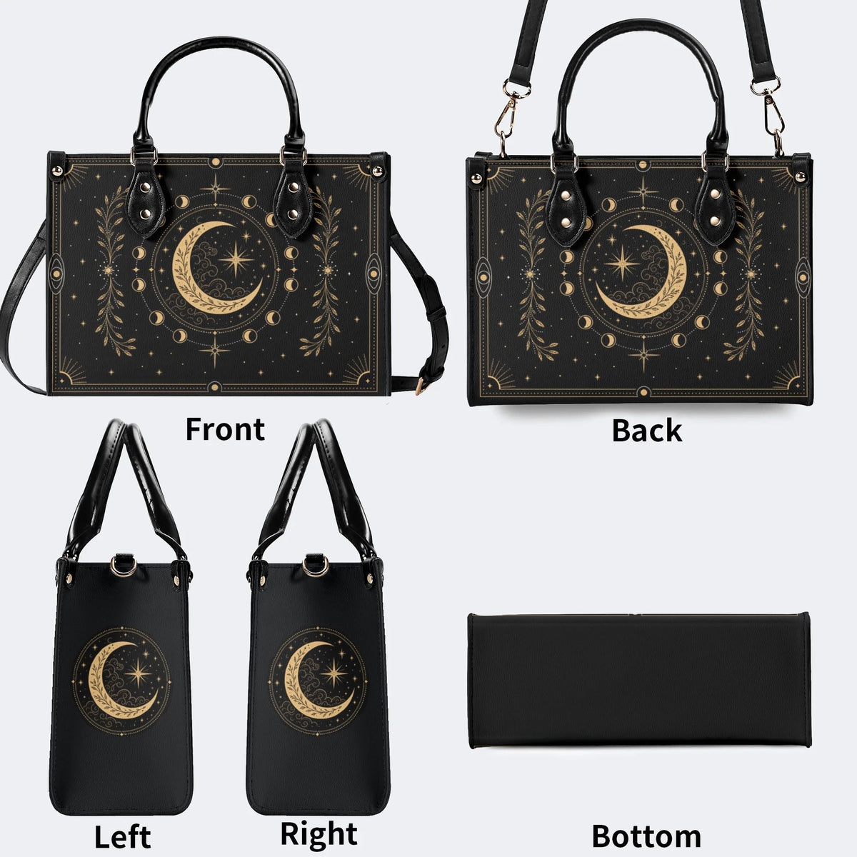 Moon Star Cloud Print Handbag Factory Direct Sales