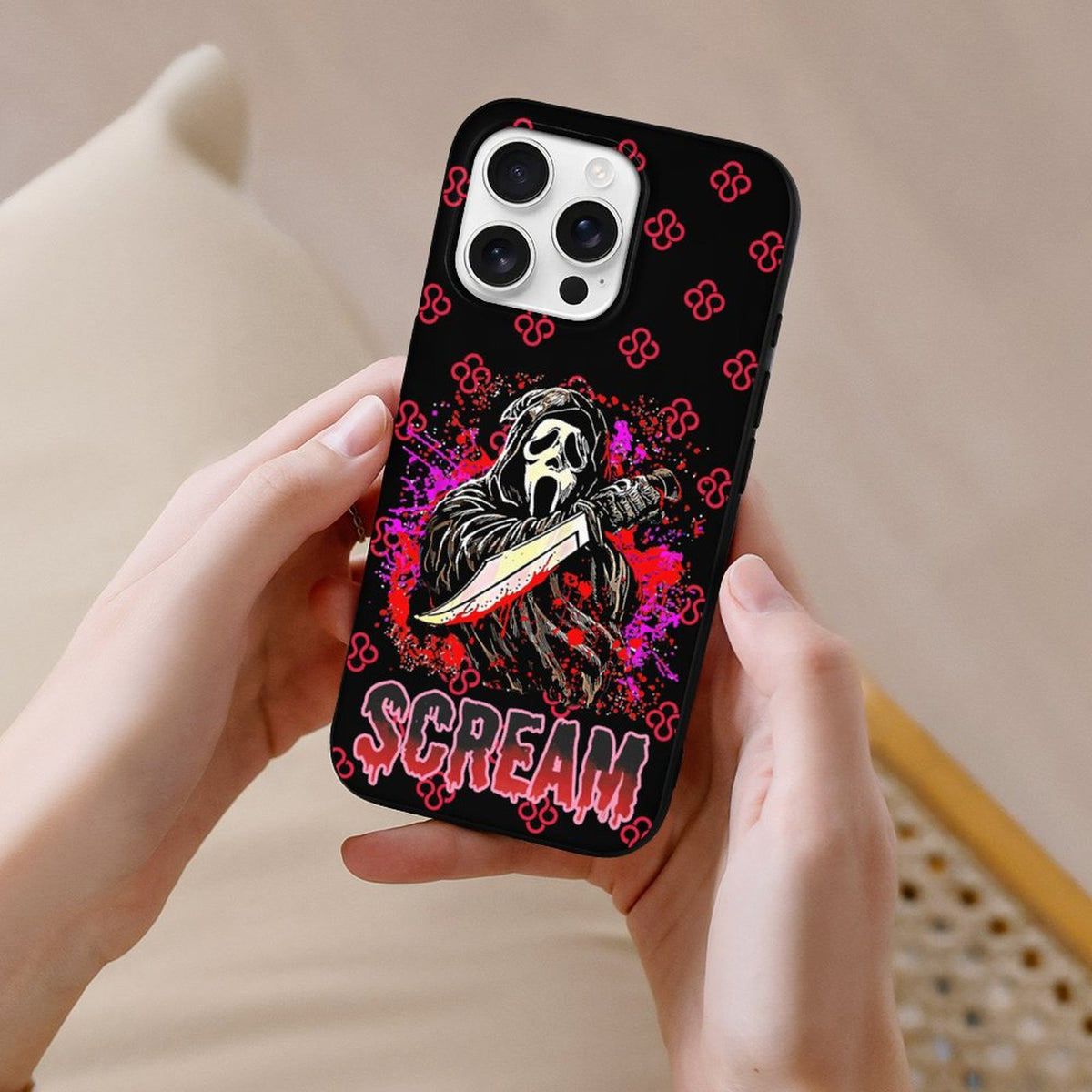 Horror Ghostface Print - Phone Case
