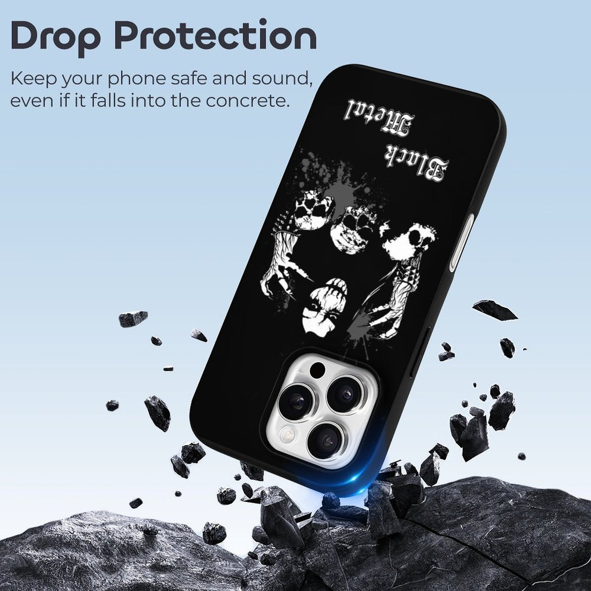 Black Metal - Phone Case