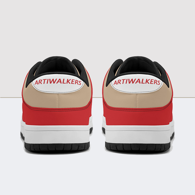 Hat Man Dunk Low Ledersneaker