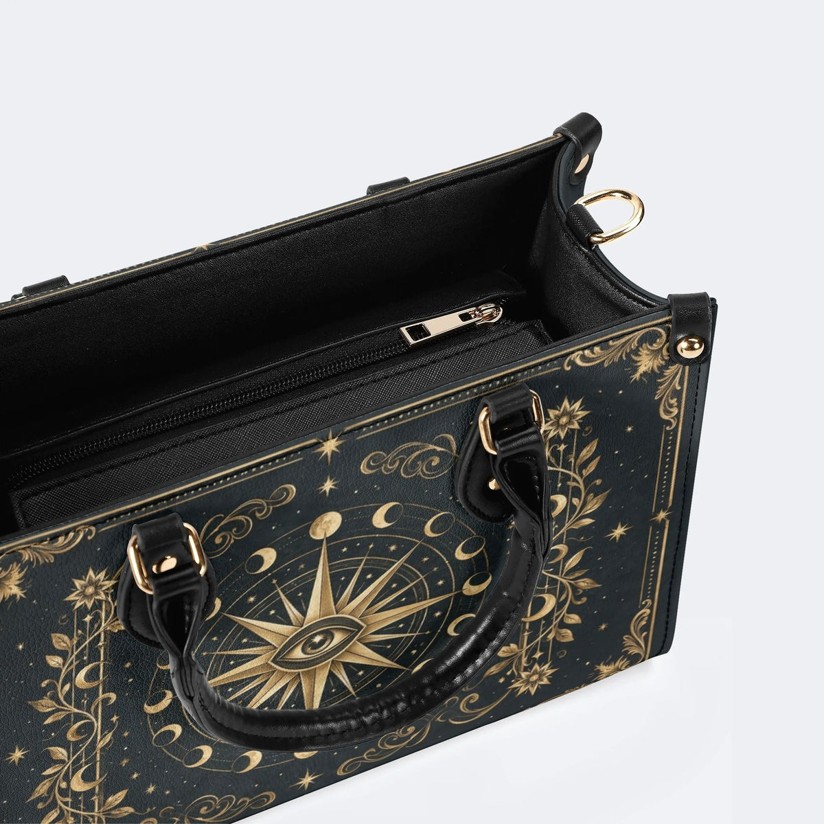 All Seeing Eye Moon Print Handbag Factory Direct Sales