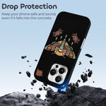 Old School Death Moth Print - Phone Case