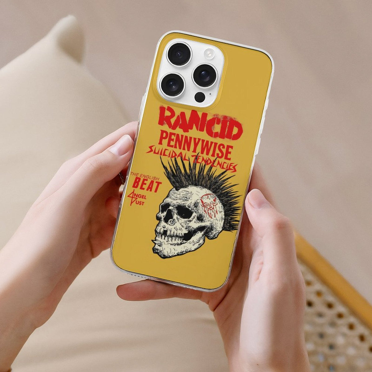 Rancid Skull Print - Phone Case