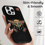 Old School Death Moth Print - Phone Case