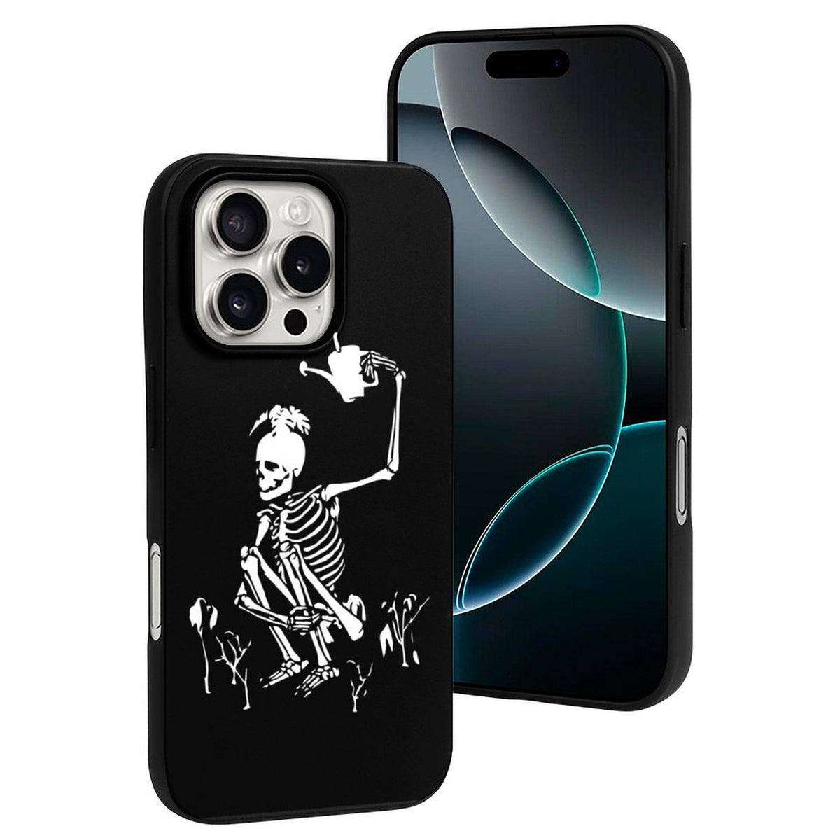 Gothic Skull Print - Phone Case