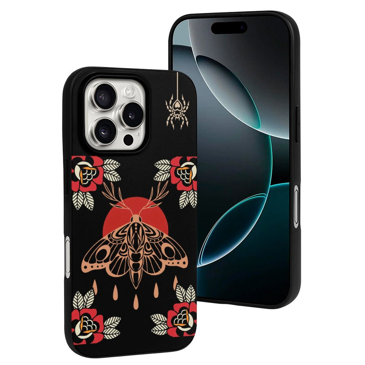 Vintage Death Moth Print - Phone Case