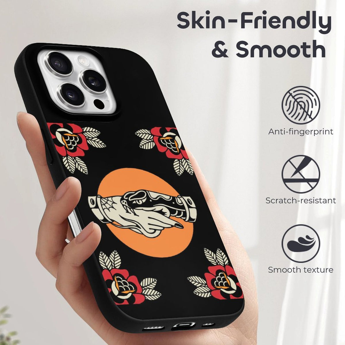 Trust No One Snake Print - Phone Case