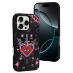 Red Heart & Eye Print - Phone Case