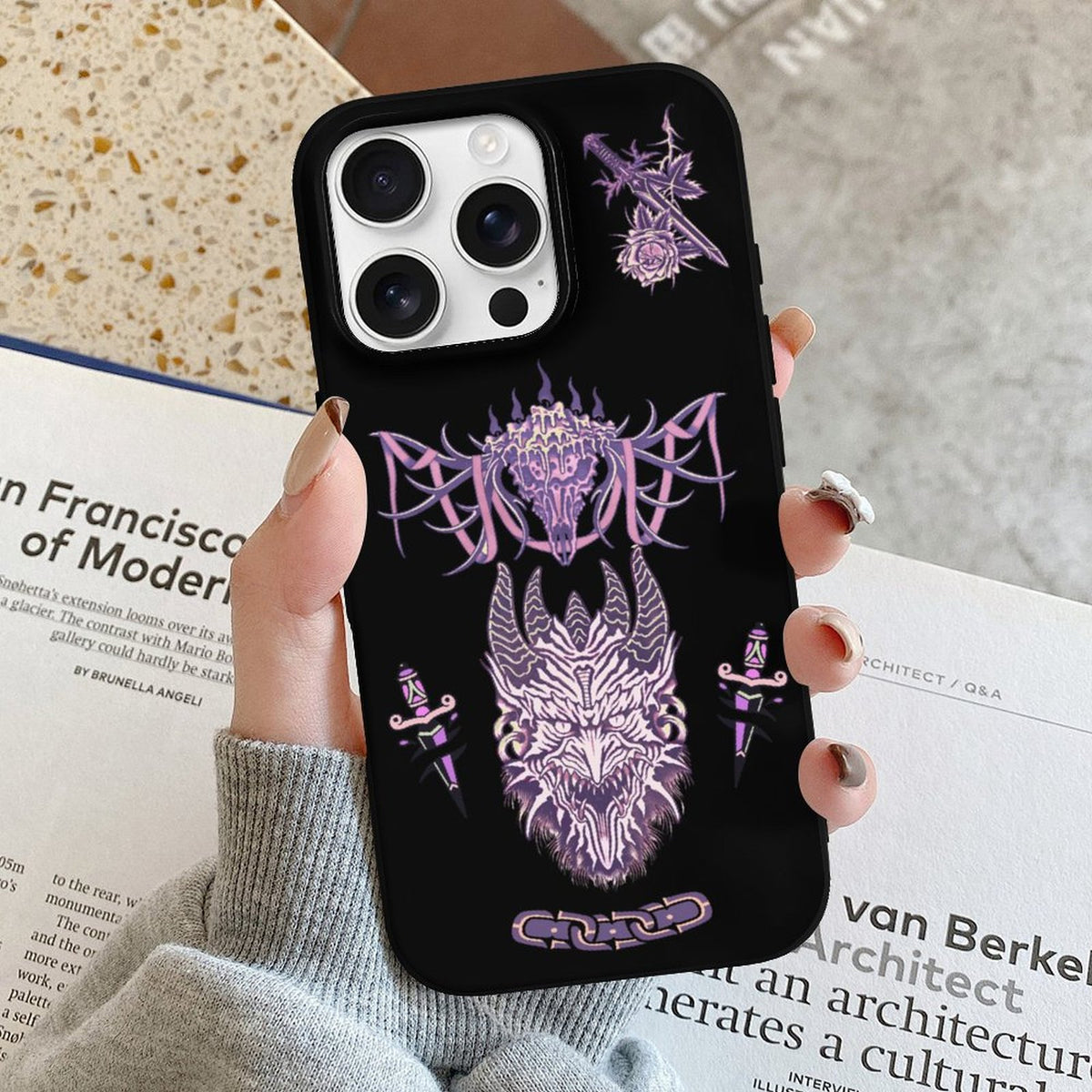 Unisex Goat Print - Phone Case
