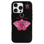 Pink Death Moth Print - Phone Case