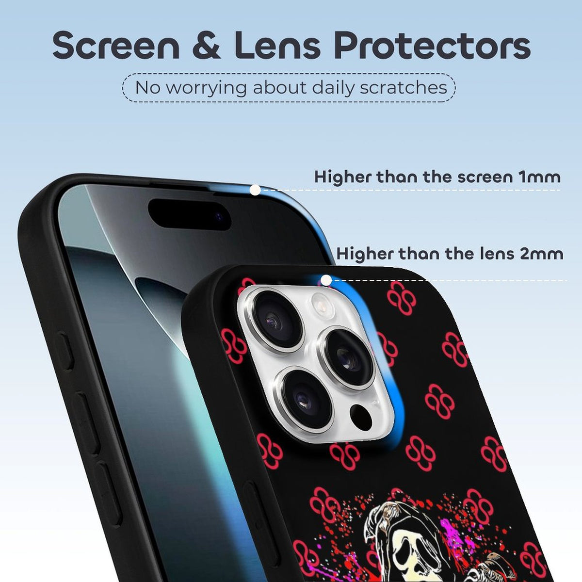 Horror Ghostface Print - Phone Case