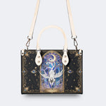 Swan Stained Glass Print Handbag Factory Direct Sales