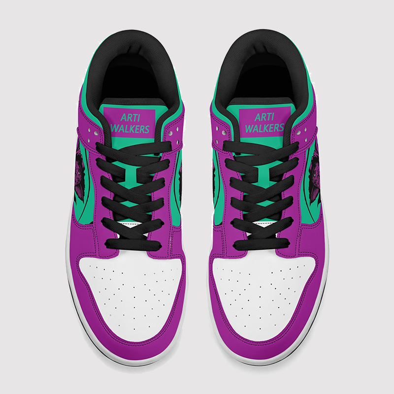 Hat Man Dunk Low Ledersneaker