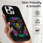 Old School Death Moth Print - Phone Case