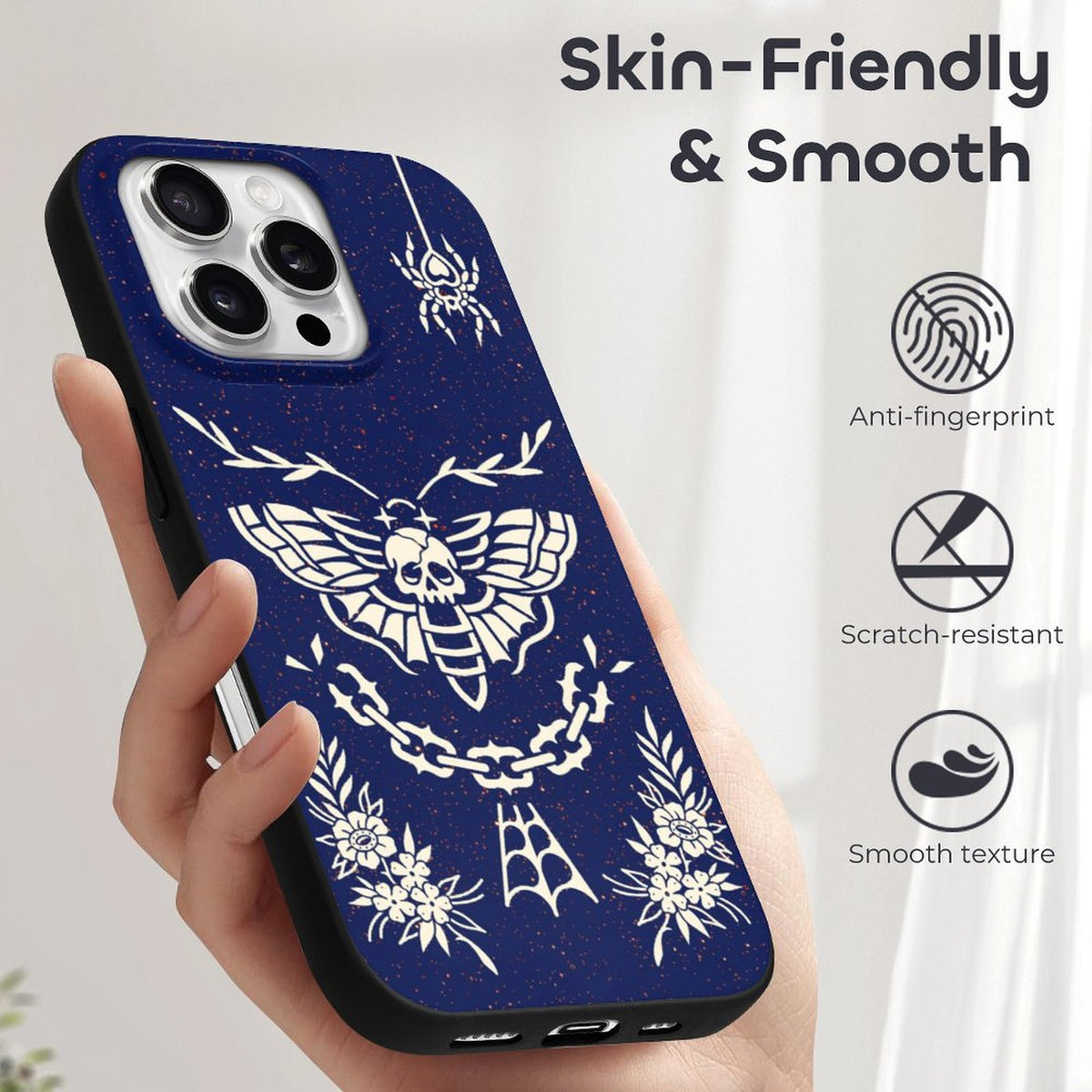 Vintage Death Moth Print - Phone Case