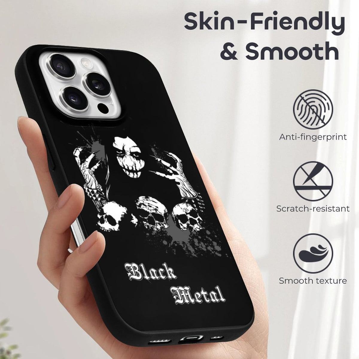 Black Metal - Phone Case