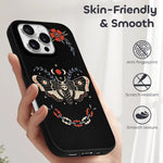 Vintage Death Moth Print - Phone Case
