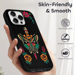 Sword And Moth Print - Phone Case