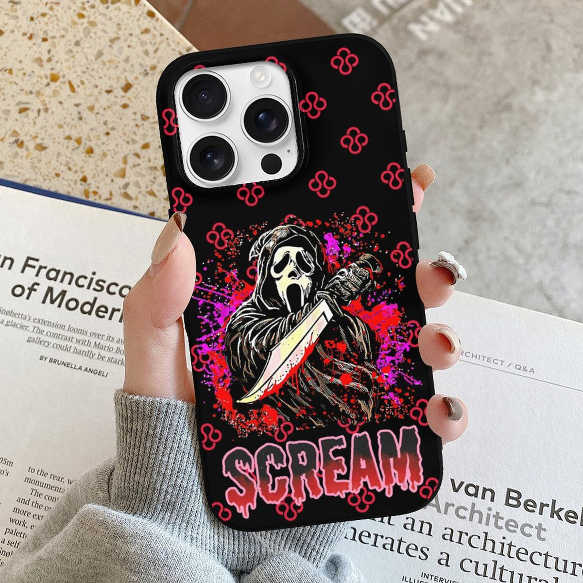 Horror Ghostface Print - Phone Case