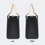 Colorful Moth Print Handbag Factory Direct Sales