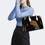 Boxing Shrimp Print Handbag Factory Direct Sales