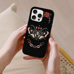 Vintage Death Moth Print - Phone Case